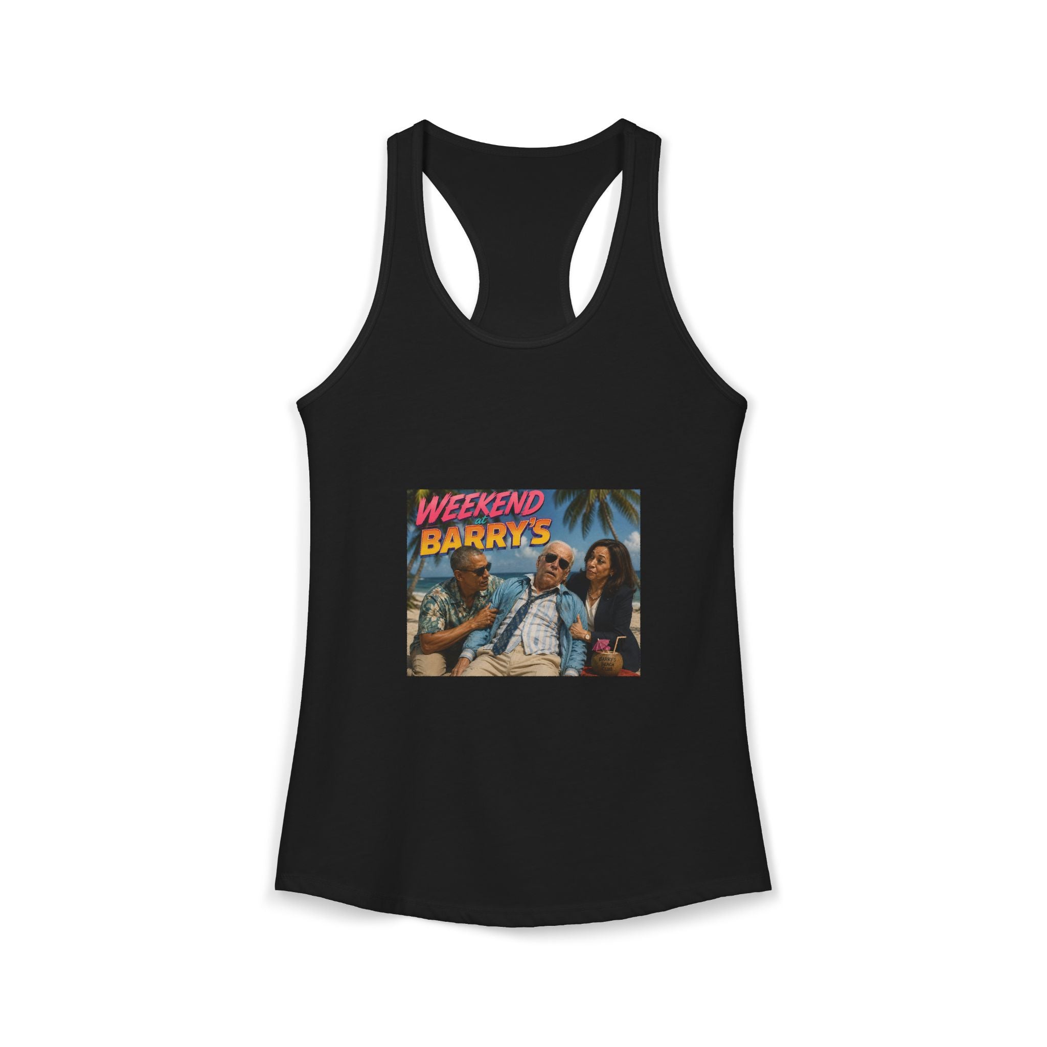 Weekend at Barrys Women's Racerback Tank