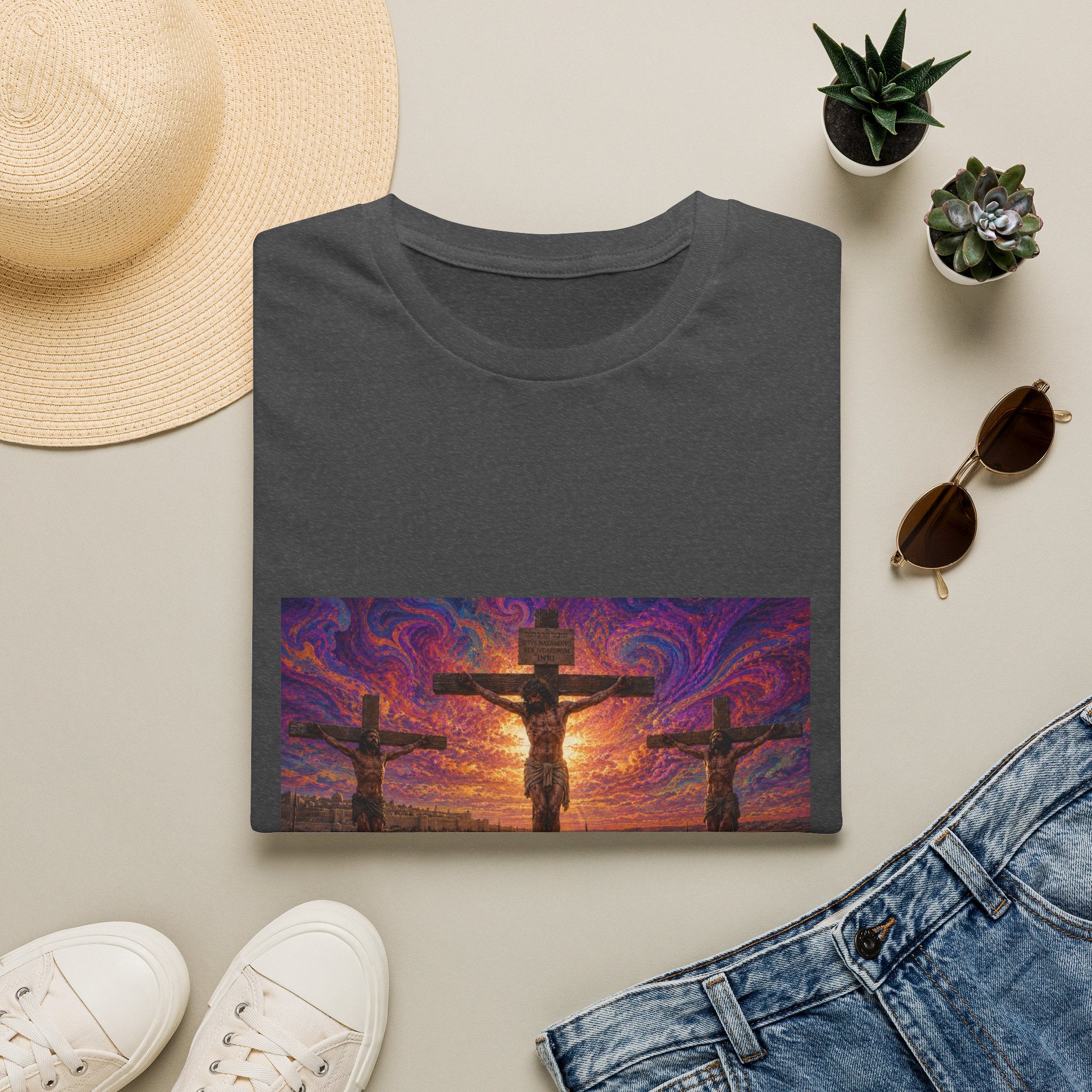 Calvary T-Shirt - Three Crosses