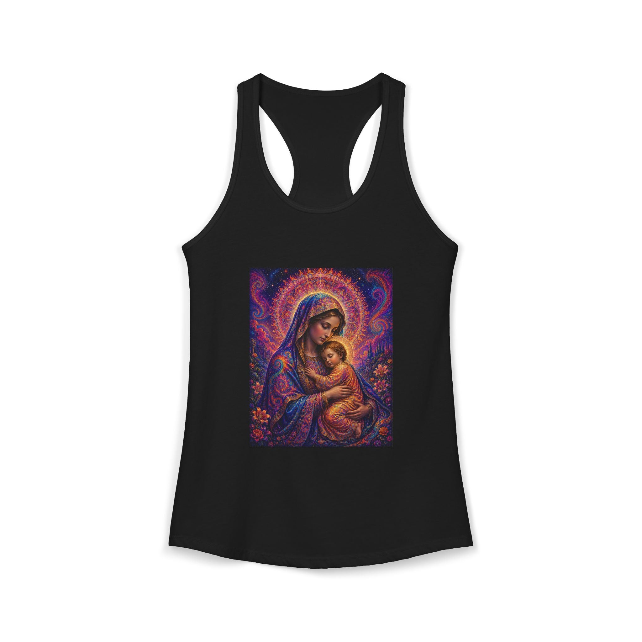 Divine Madonna Women's Racerback Tank