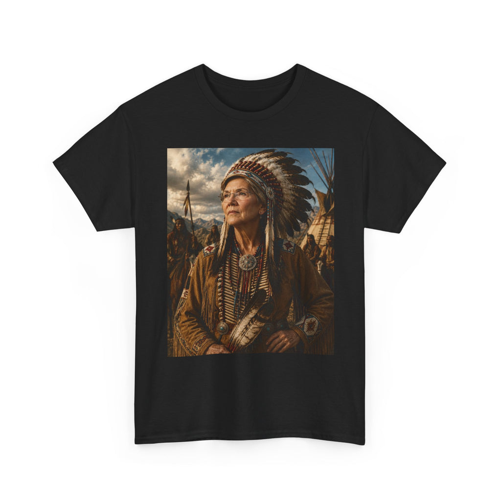Elizabeth Warren Chief Shirt - Pocahontas Parody T-Shirt - Funny Political Gift