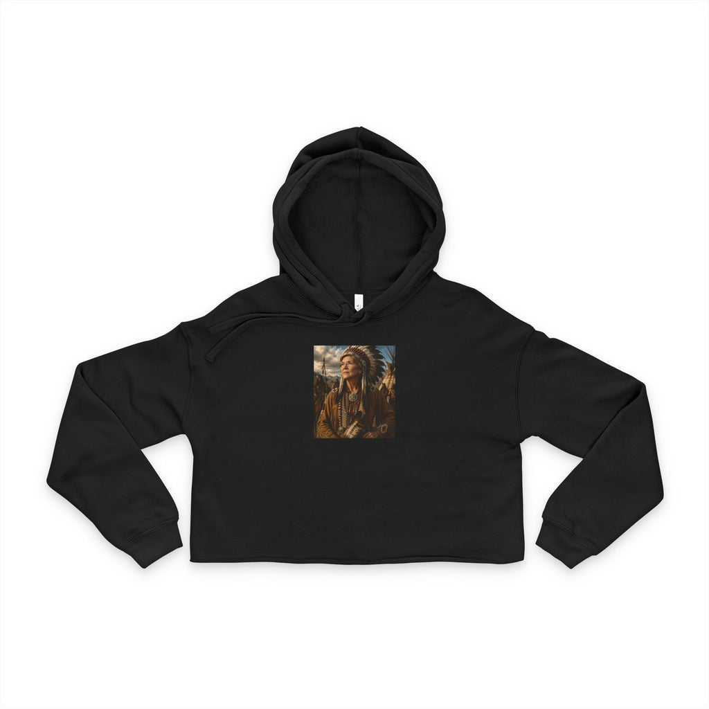 Elizabeth Warren Chief Women's Crop Hoodie