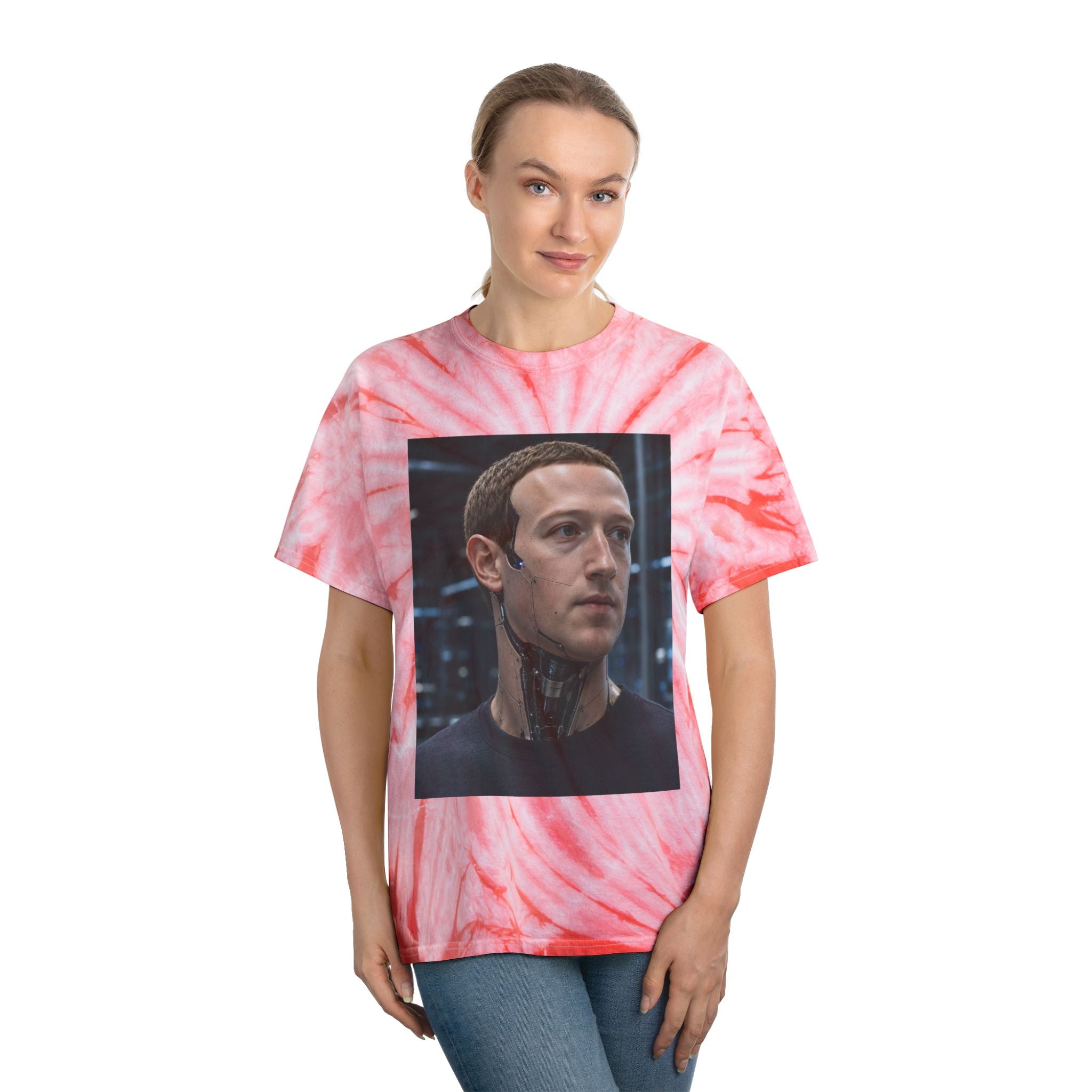 Zuckerberg Android Tie-Dye Cyclone Tee