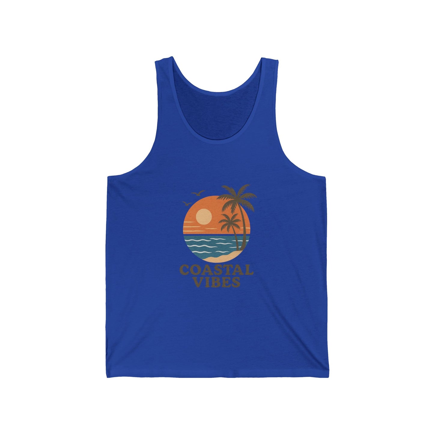 Coastal Vibes Unisex Jersey Tank