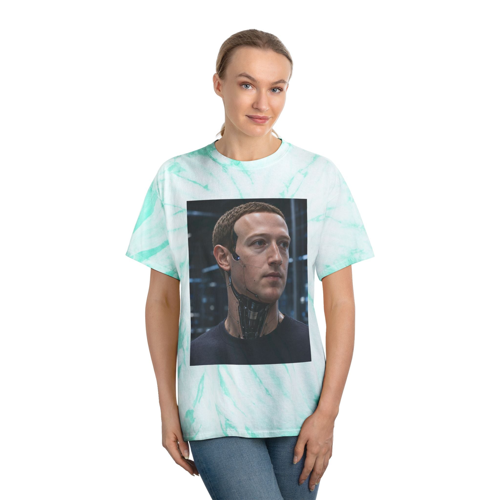Zuckerberg Android Tie-Dye Cyclone Tee
