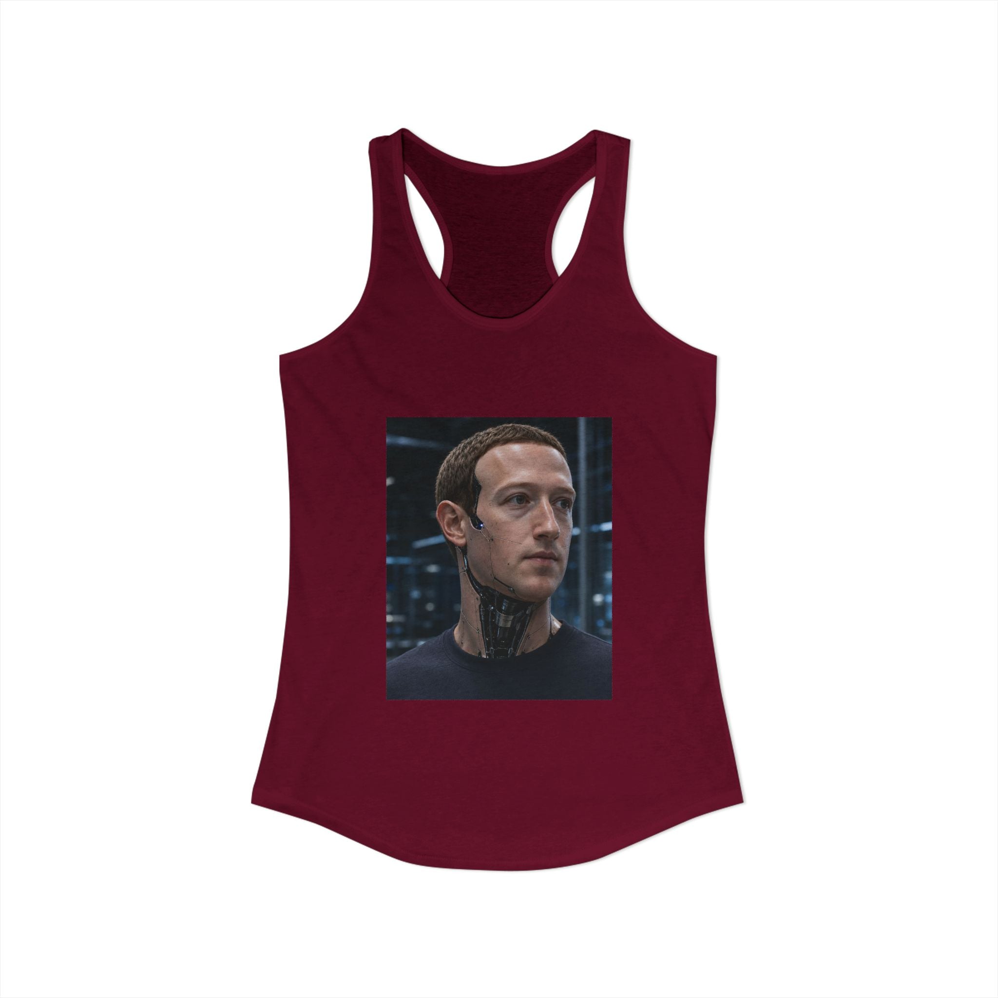 Zuckerberg Android Women's Racerback Tank