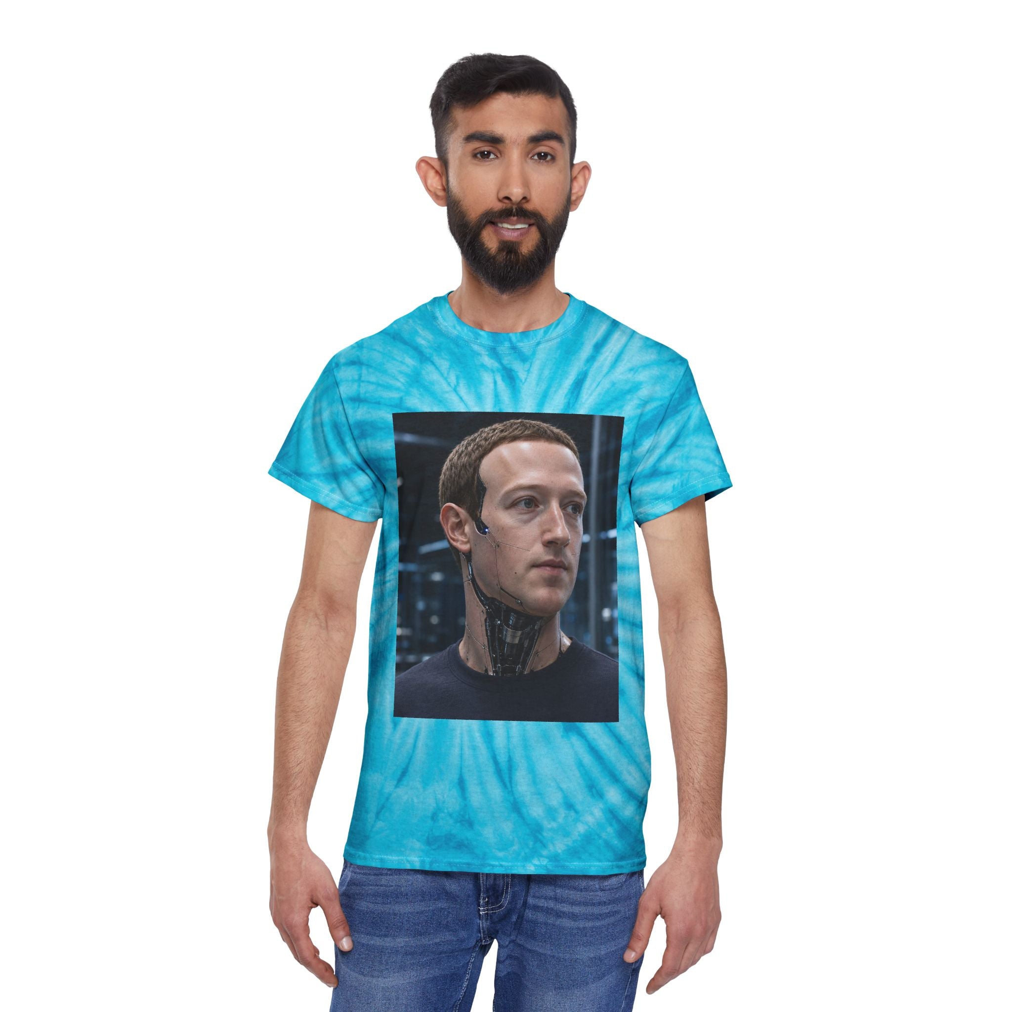 Zuckerberg Android Tie-Dye Cyclone Tee