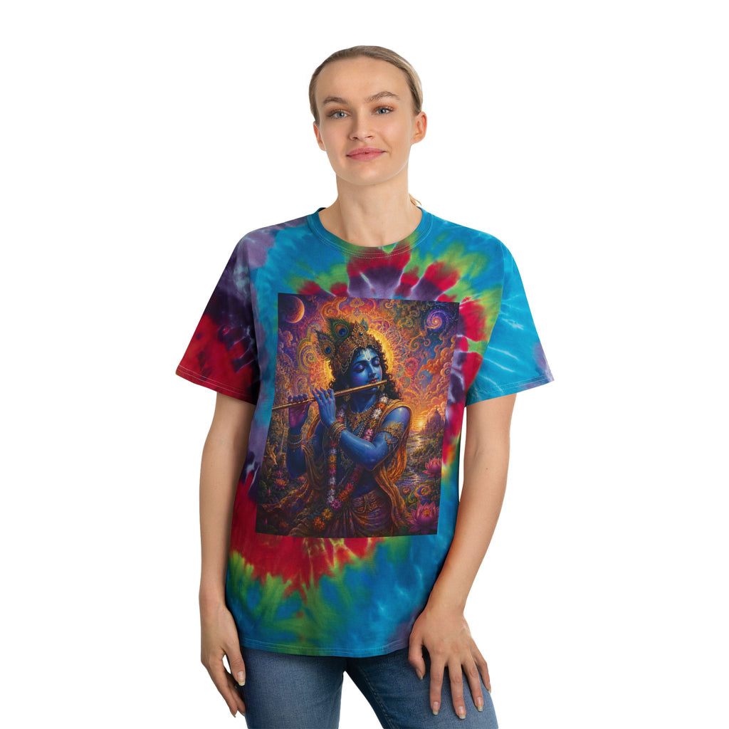 Divine Krishna Tie-Dye Spiral Tee