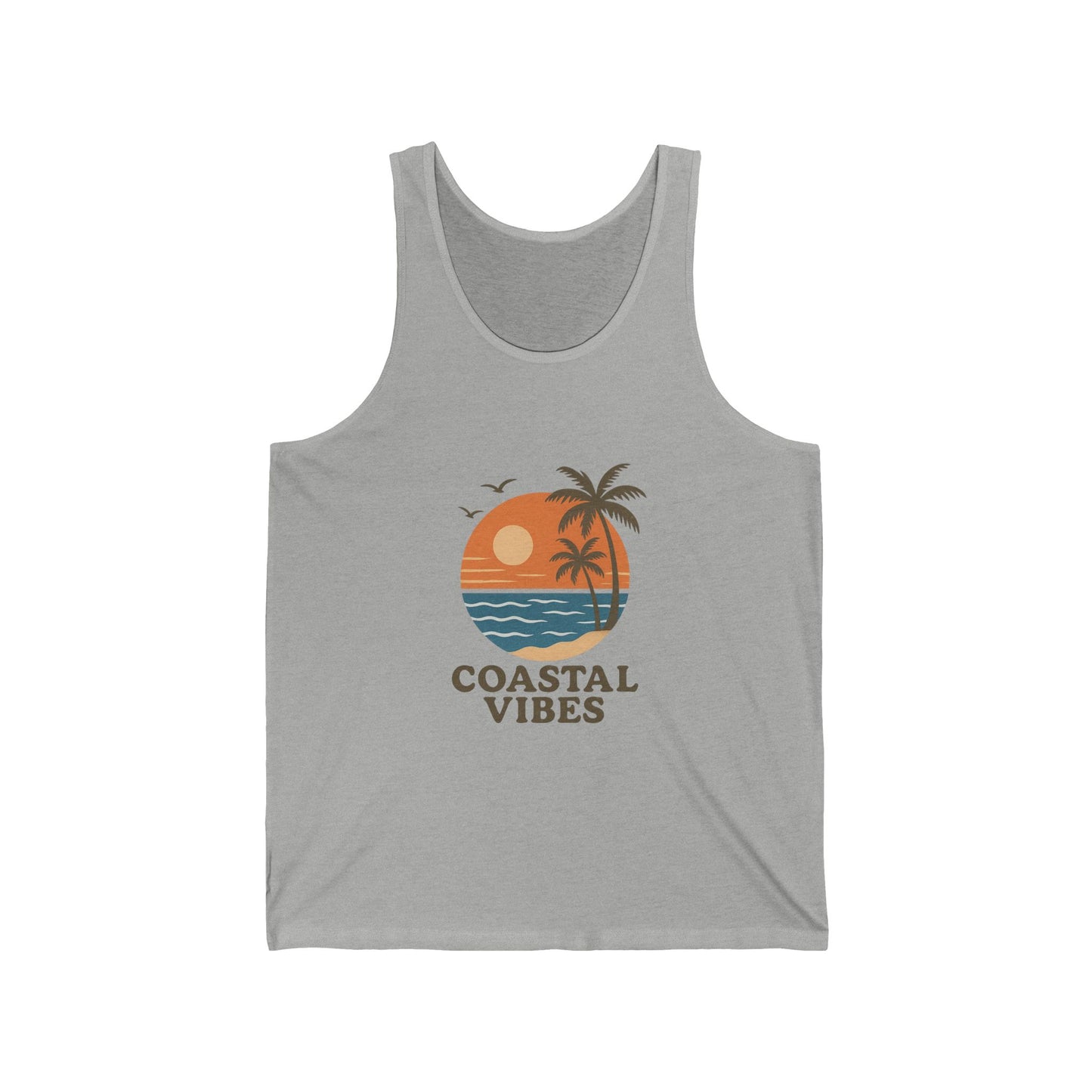 Coastal Vibes Unisex Jersey Tank