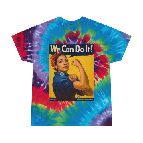 AOC Rosie Riveter Tie-Dye Spiral Tee