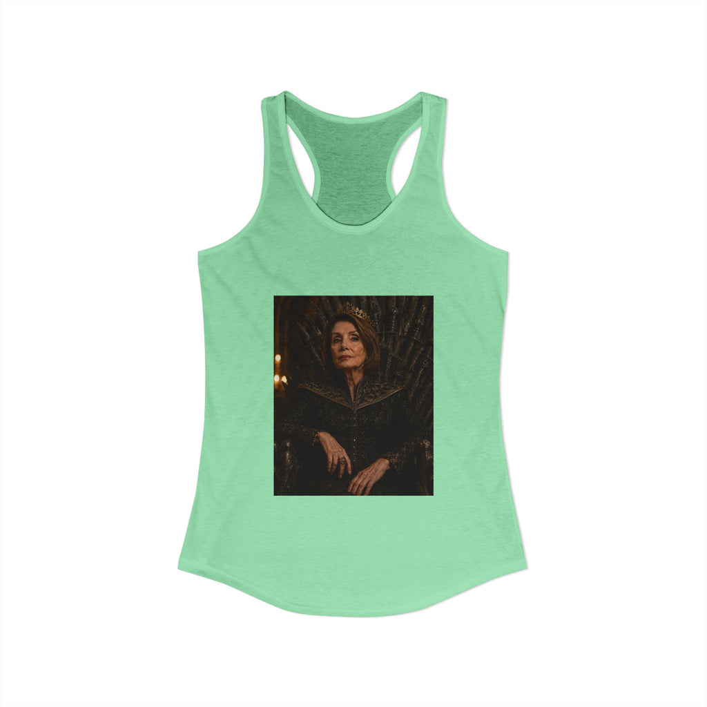Pelosi Queen Throne Women's Racerback Tank