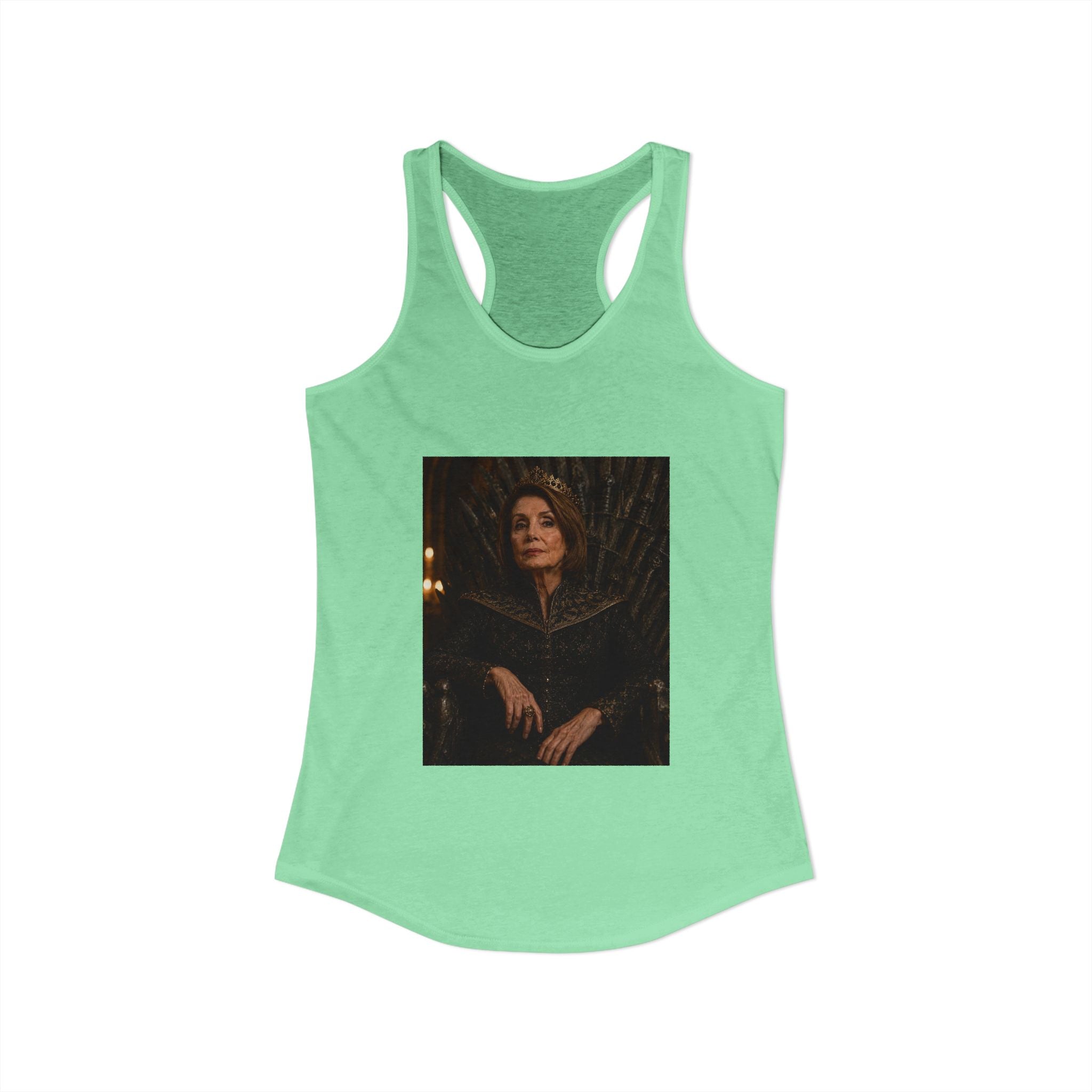 Pelosi Queen Throne Women's Racerback Tank