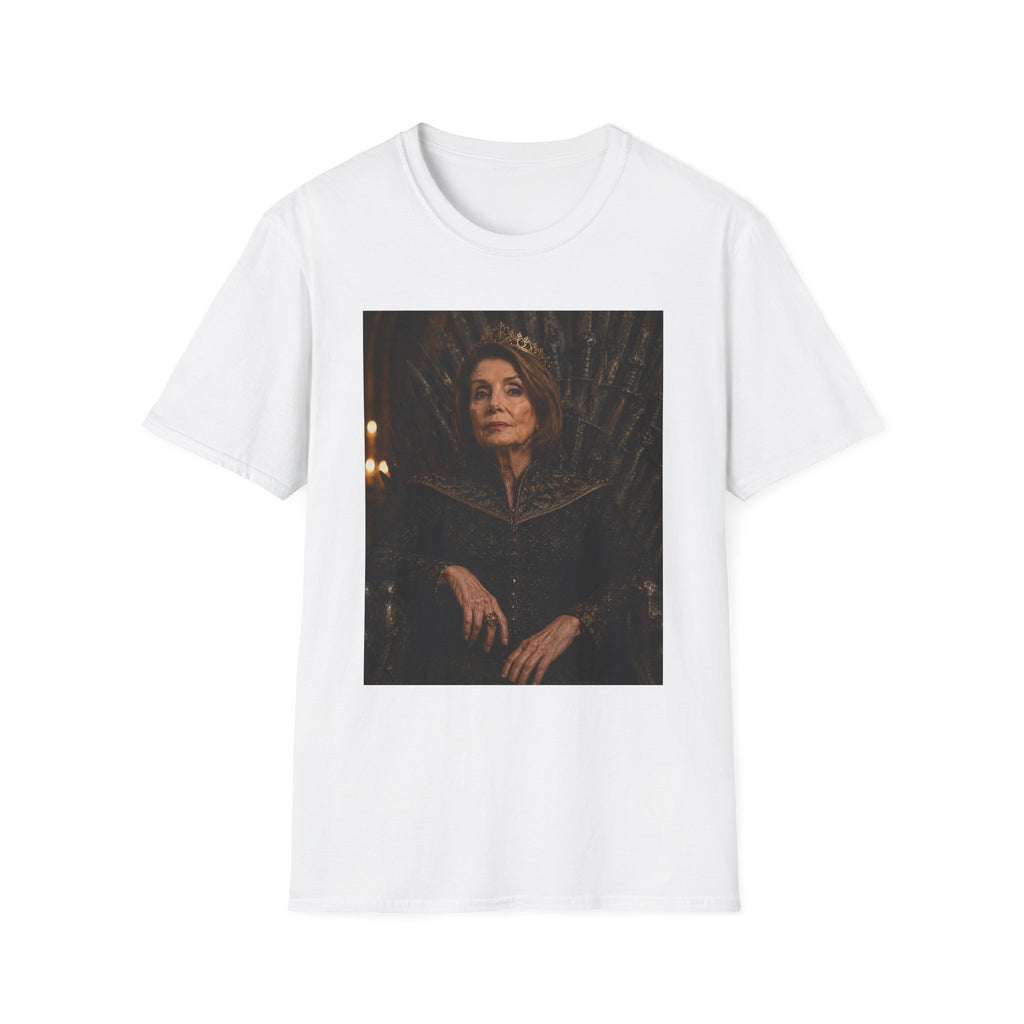 Pelosi Queen Throne T-Shirt - Political Parody Tee