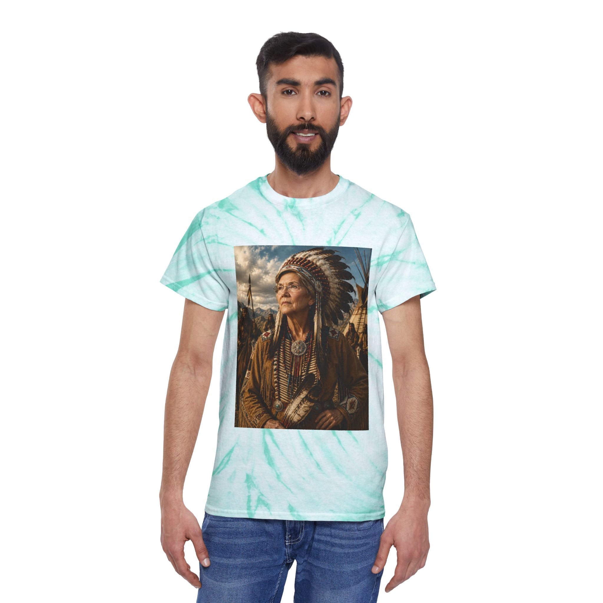 Elizabeth Warren Chief Tie-Dye Cyclone Tee