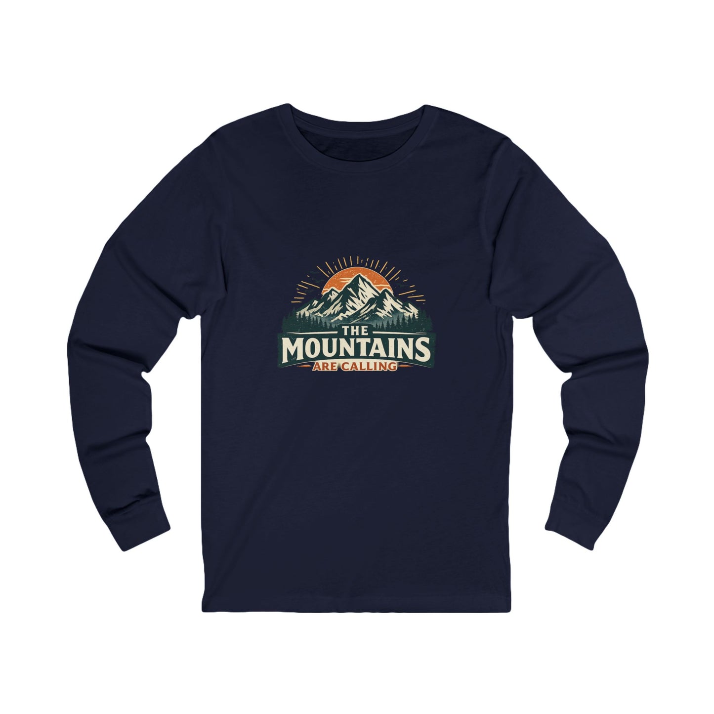 The Mountains Are Calling Unisex Long Sleeve Tee